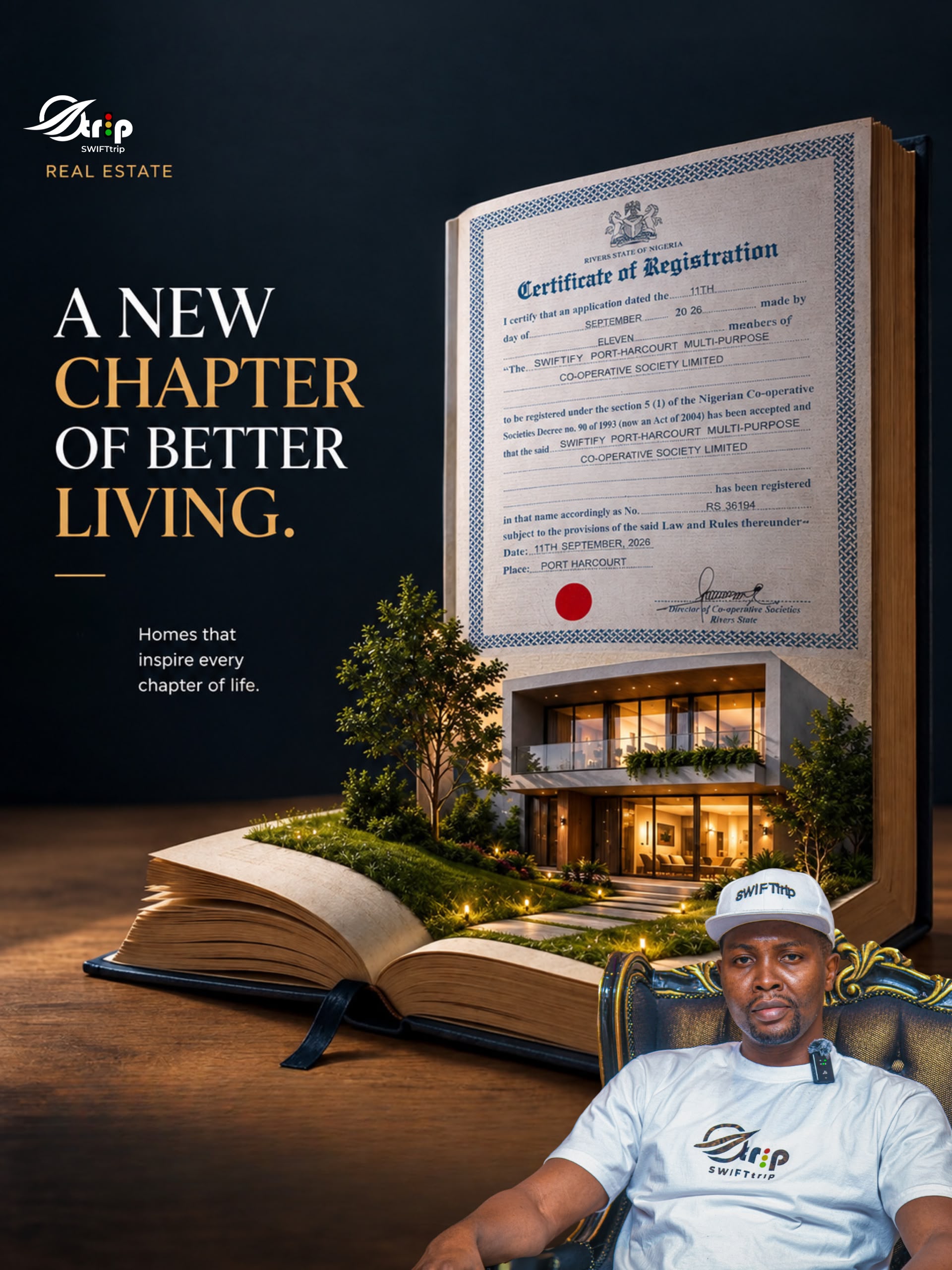 SPMCS registration certificate presented with a vision for better homes and community living